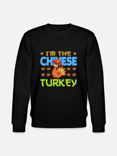 I'm the Chinese Turkey - Stanley/Stella Unisex Bio-Sweatshirt CHANGER - Schwarz
