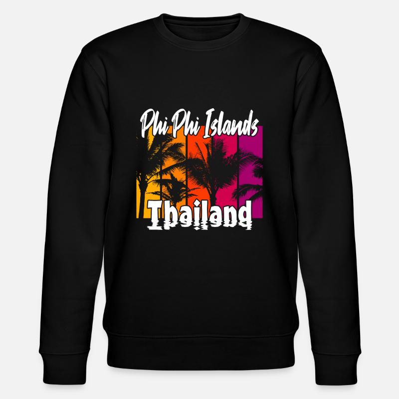 Phi Phi Islands Thailand - Stanley/Stella Unisex Bio-Sweatshirt CHANGER  - Schwarz