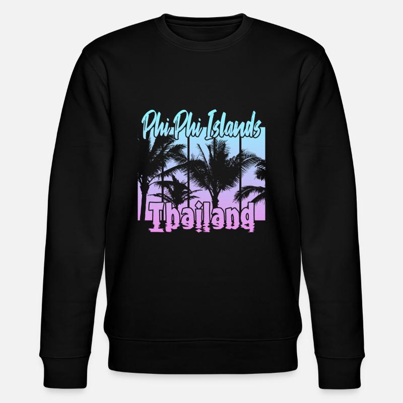 Phi Phi Islands Thailand - Stanley/Stella Unisex Bio-Sweatshirt CHANGER - Schwarz