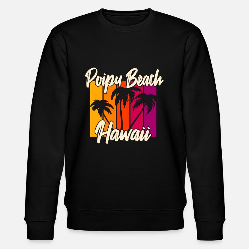 Poipu Beach Hawaii - Sweat bio CHANGER Stanley/Stella Unisexe - noir