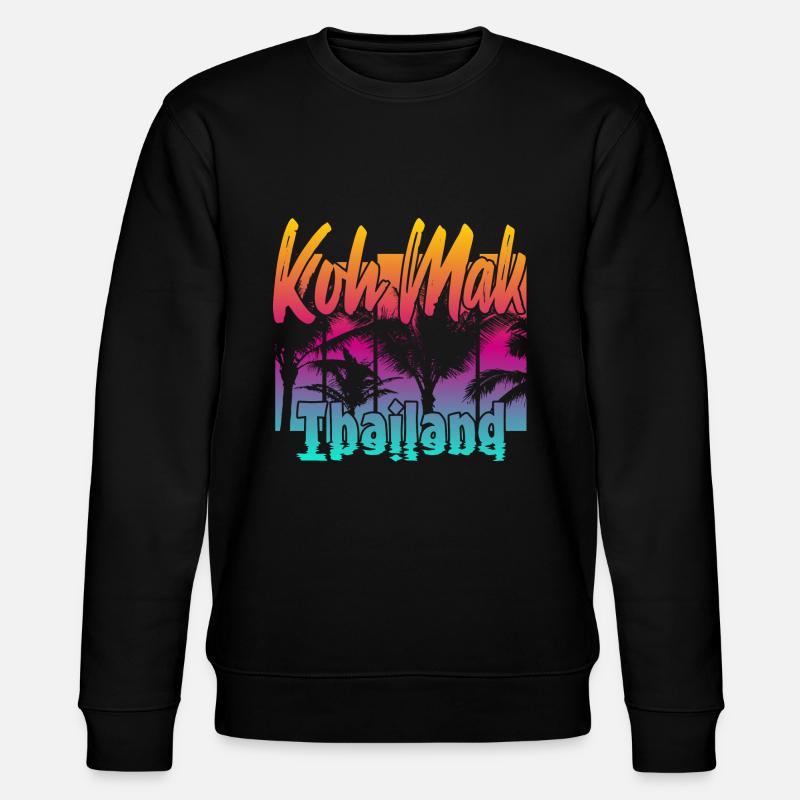 Koh Mak Thailand - Stanley/Stella Unisex Bio-Sweatshirt CHANGER  - Schwarz