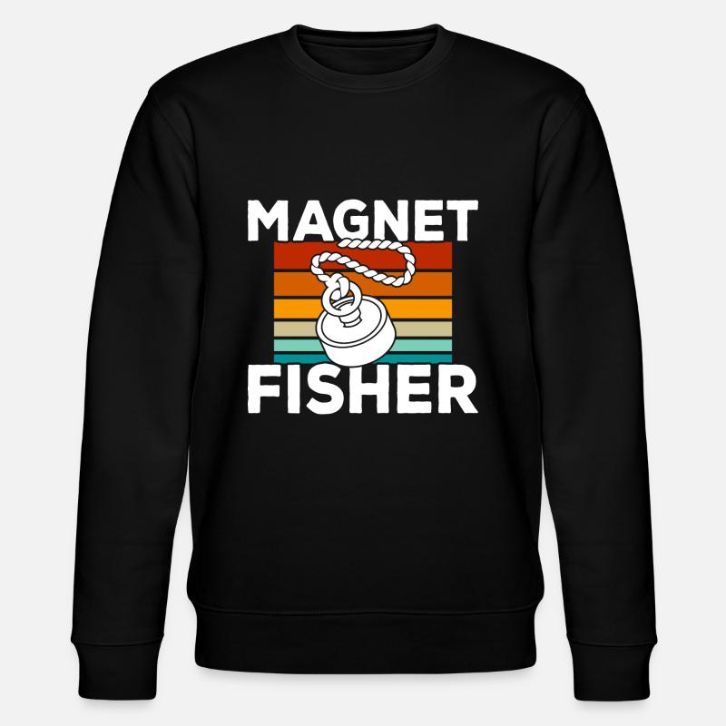 Pêche magnétique - Sweat bio CHANGER Stanley/Stella Unisexe - noir