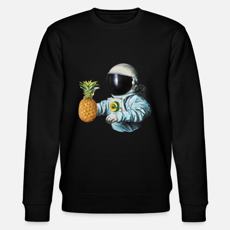 Ananas Astronaute - Sweat bio CHANGER Stanley/Stella Unisexe - noir