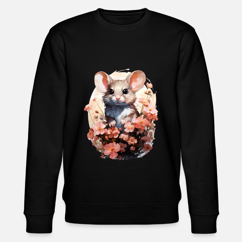 Maus - Stanley/Stella Unisex Bio-Sweatshirt CHANGER  - Schwarz