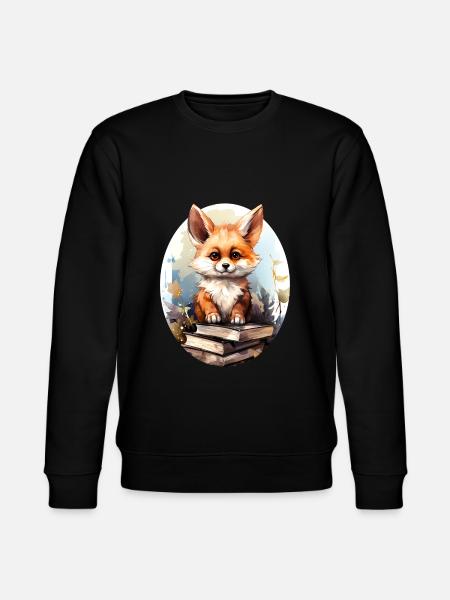 Fuchs - Stanley/Stella Unisex Bio-Sweatshirt CHANGER  - Schwarz
