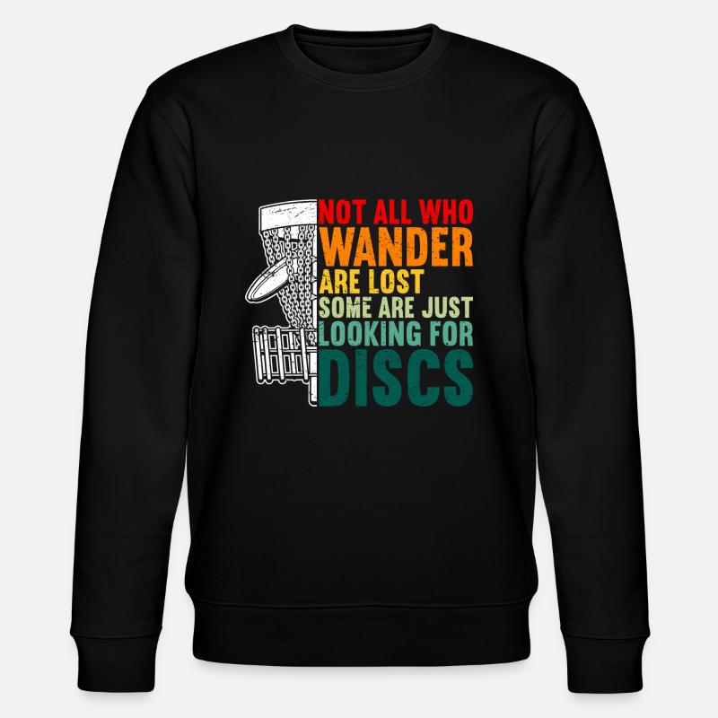 Disc Golf Disc Golfing - Stanley/Stella økologisk unisex-sweatshirt CHANGER  - sort