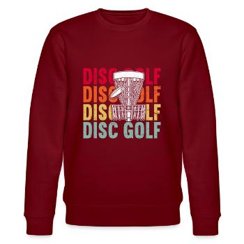 Disc Golf - Sweat bio CHANGER Stanley/Stella Unisexe - bordeaux - Devant - Nik (191cm) & Marisol (170cm)