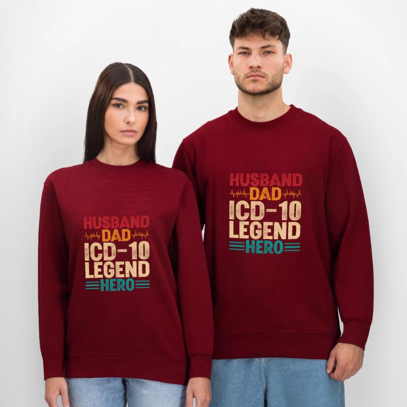 Coding Specialist Medical Encoder Father Stanley/Stella CHANGER Unisex Organic Sweatshirt
