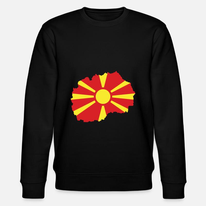 Macédoine - Macédoine - Македонија - Macédoine - Sweat bio CHANGER Stanley/Stella Unisexe - noir