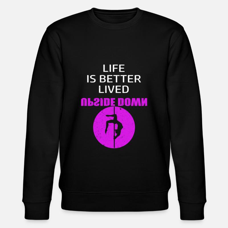 Pole Dance Geschenk - Stanley/Stella Unisex Bio-Sweatshirt CHANGER  - Schwarz