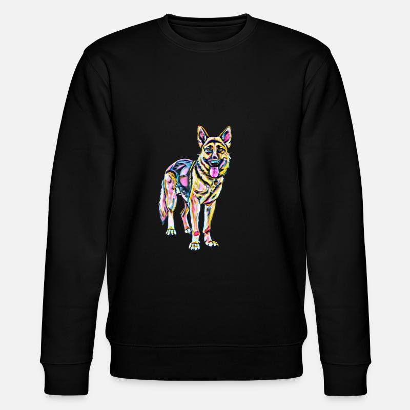 Schäferhund - Stanley/Stella Unisex Bio-Sweatshirt CHANGER  - Schwarz
