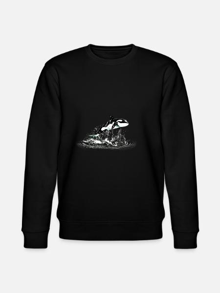 Killer whale - Stanley/Stella CHANGER Unisex Organic Sweatshirt - black