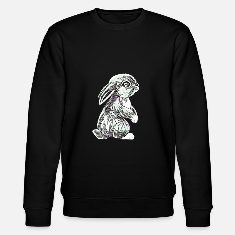 lièvre - Sweat bio CHANGER Stanley/Stella Unisexe - noir
