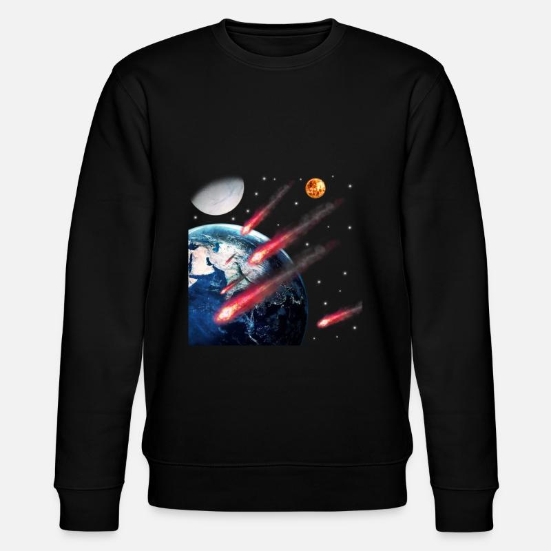 space - Stanley/Stella CHANGER Unisex Organic Sweatshirt - black