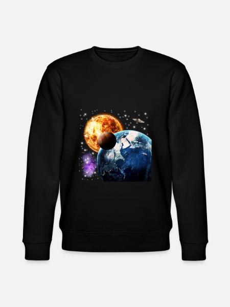 universe - Stanley/Stella CHANGER Unisex Organic Sweatshirt - black
