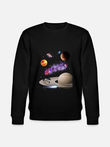 Space - Stanley/Stella CHANGER Unisex Organic Sweatshirt - black