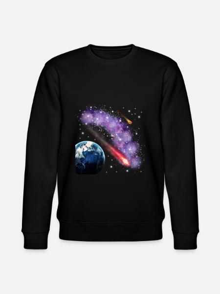 space - Stanley/Stella CHANGER Unisex Organic Sweatshirt - black