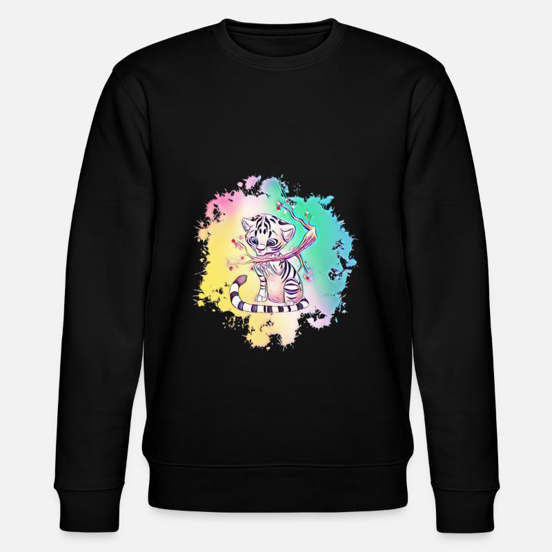 tigre - Sweat bio CHANGER Stanley/Stella Unisexe - noir