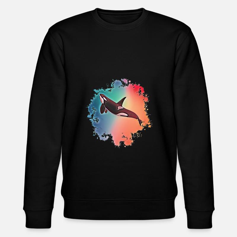 Orca - Stanley/Stella CHANGER Unisex Organic Sweatshirt - black