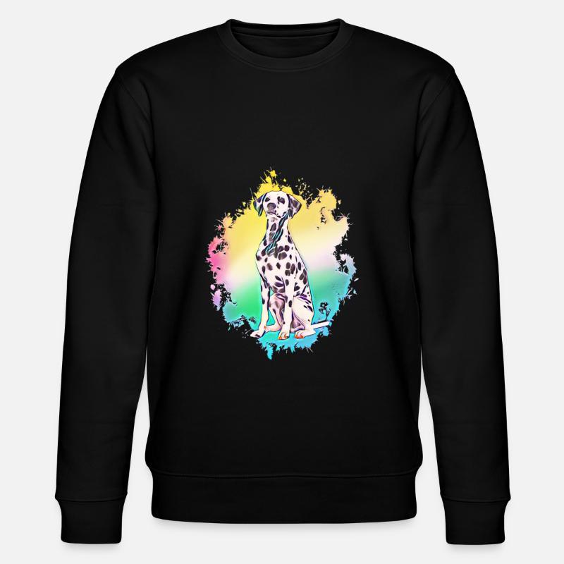 Dalmatian - Stanley/Stella CHANGER Unisex Organic Sweatshirt - black