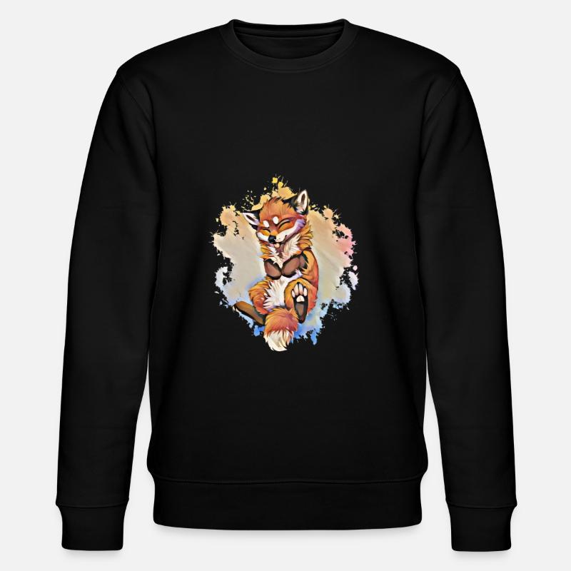 Fox - Stanley/Stella CHANGER Unisex Organic Sweatshirt - black