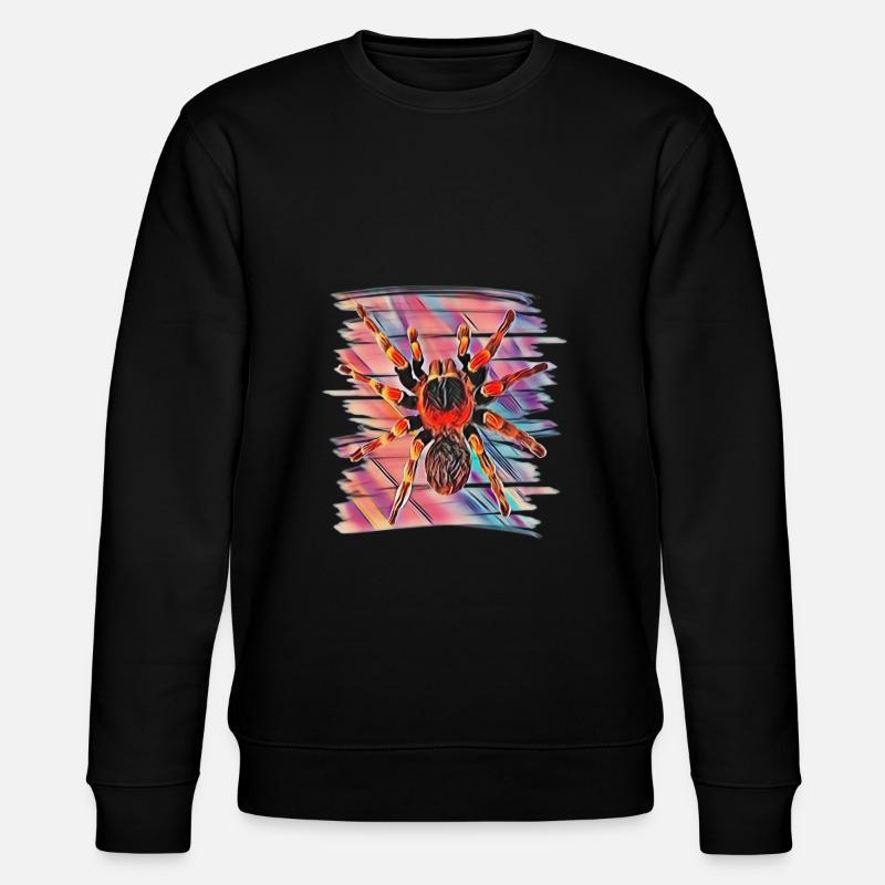 Vogelspinne - Stanley/Stella Unisex Bio-Sweatshirt CHANGER  - Schwarz