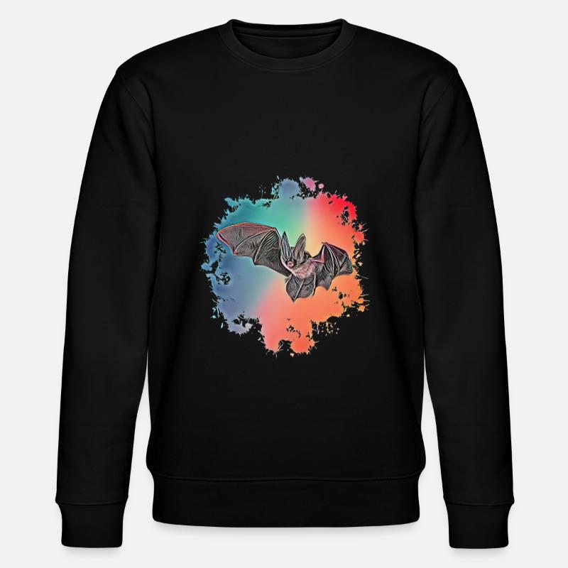 chauve souris - Sweat bio CHANGER Stanley/Stella Unisexe - noir