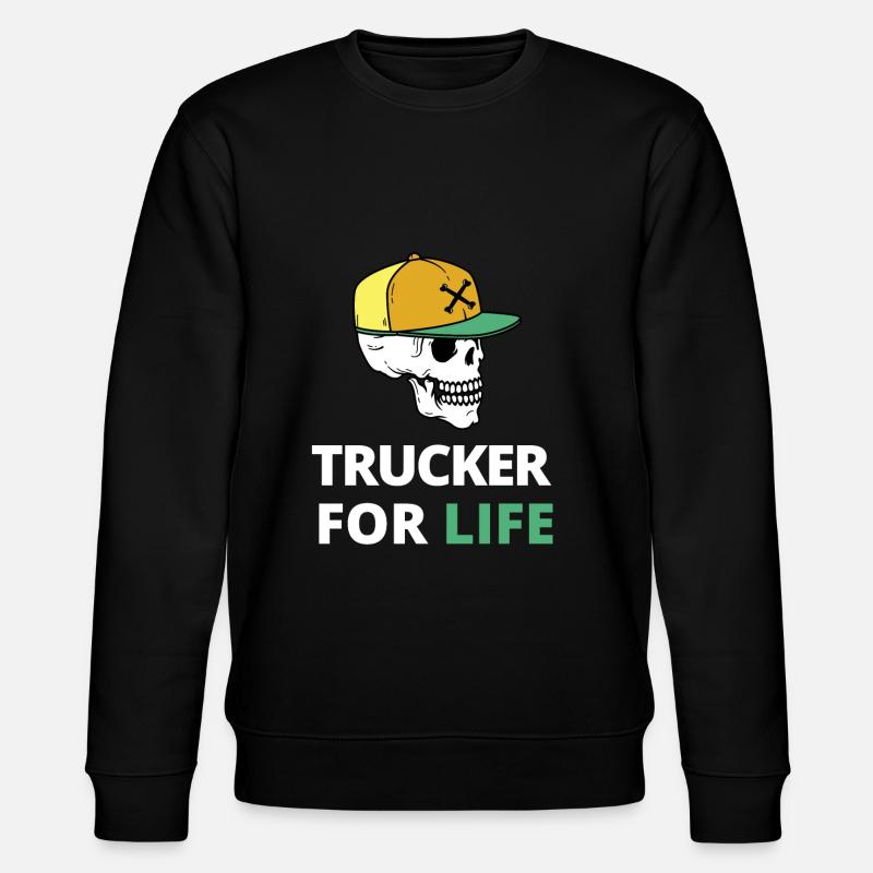 Trucker pour la vie - Sweat bio CHANGER Stanley/Stella Unisexe - noir