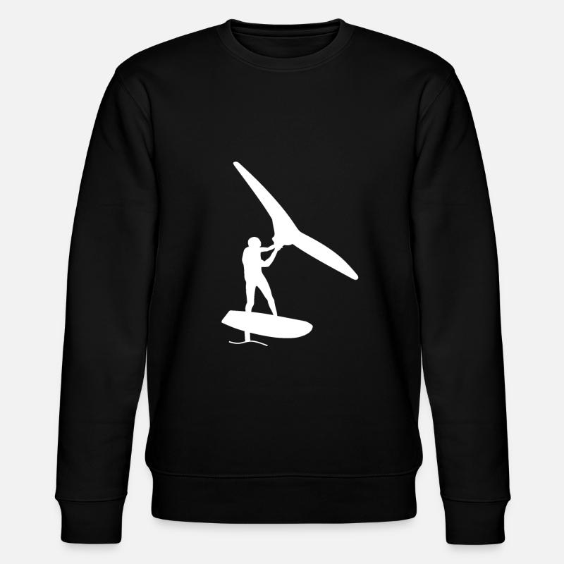 Wing Foilen - Sweat bio CHANGER Stanley/Stella Unisexe - noir