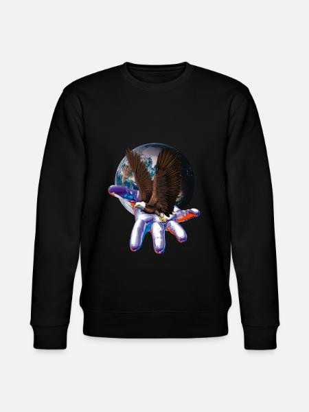 Adler - Stanley/Stella Unisex Bio-Sweatshirt CHANGER  - Schwarz