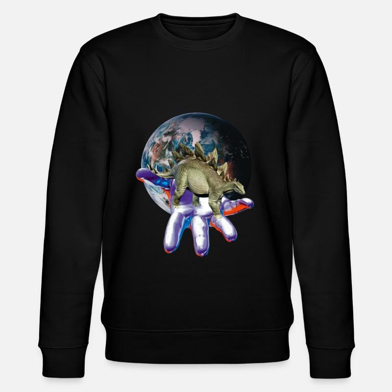 Stegosaurus - Sweat bio CHANGER Stanley/Stella Unisexe - noir