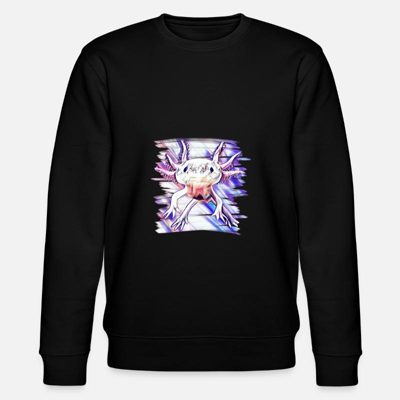 Axolotl - Stanley/Stella Unisex Bio-Sweatshirt CHANGER  - Schwarz