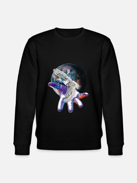 Eule - Stanley/Stella Unisex Bio-Sweatshirt CHANGER  - Schwarz