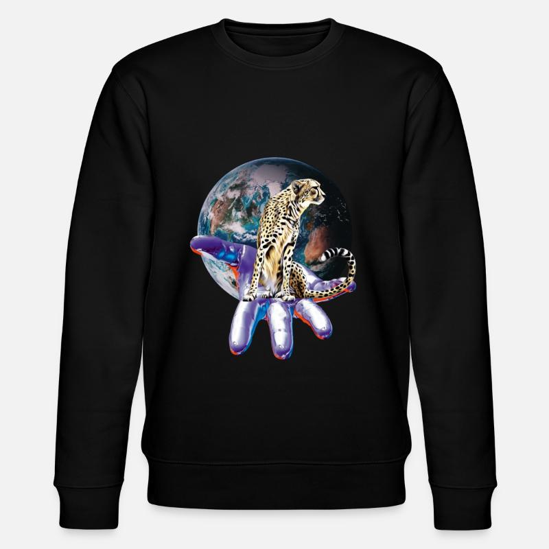 Gepard - Stanley/Stella Unisex Bio-Sweatshirt CHANGER  - Schwarz