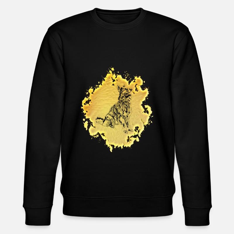 Schäferhund - Stanley/Stella Unisex Bio-Sweatshirt CHANGER  - Schwarz