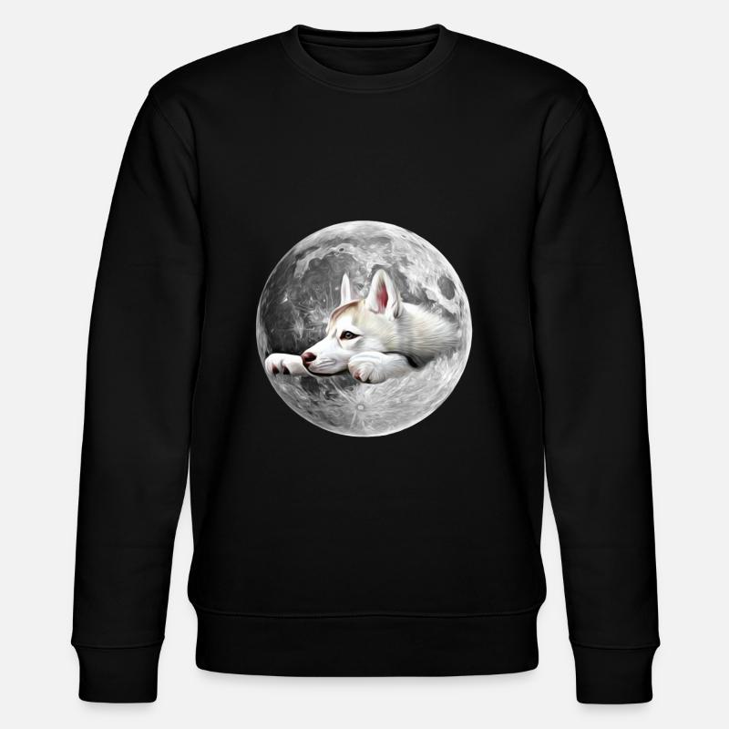 Wolf - Stanley/Stella CHANGER Unisex Organic Sweatshirt - black