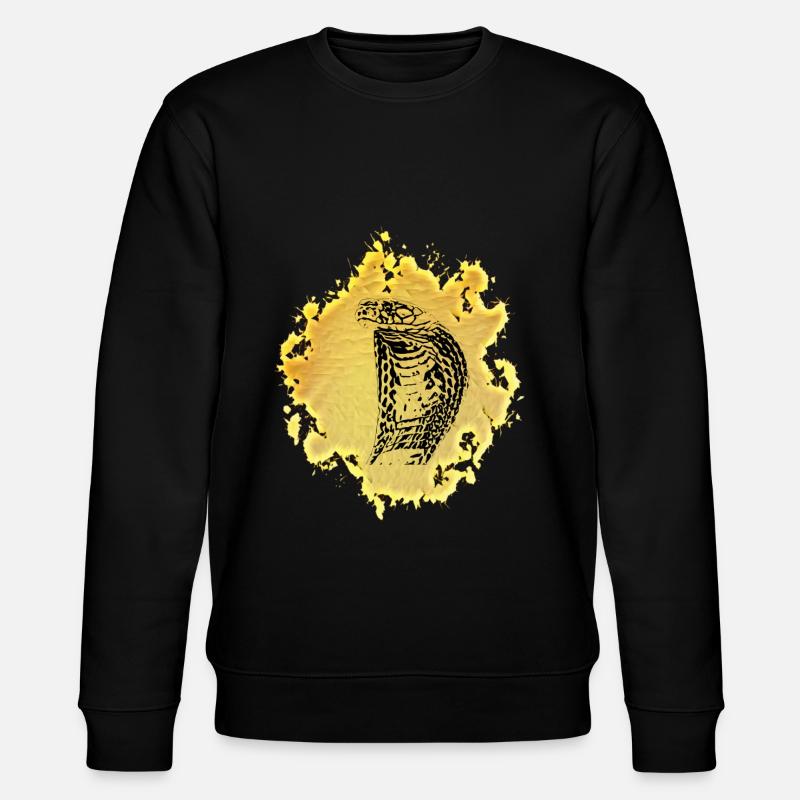 Cobra - Stanley/Stella Unisex Bio-Sweatshirt CHANGER  - Schwarz