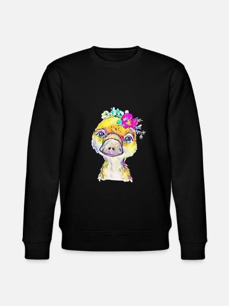 Schnabeltier - Stanley/Stella Unisex Bio-Sweatshirt CHANGER  - Schwarz