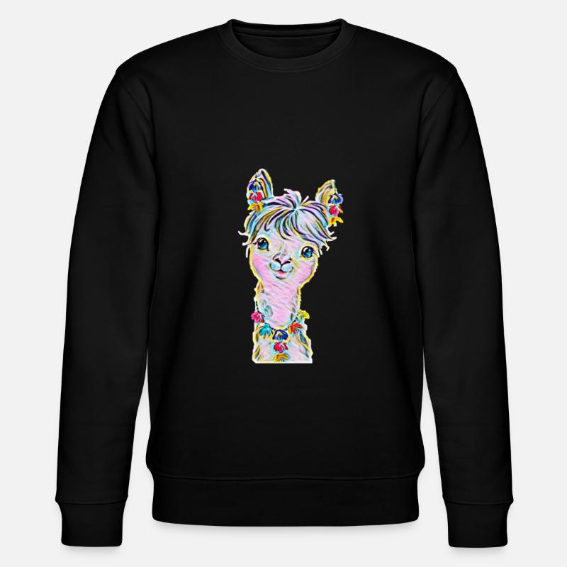 Lama - Stanley/Stella CHANGER Unisex Organic Sweatshirt - black