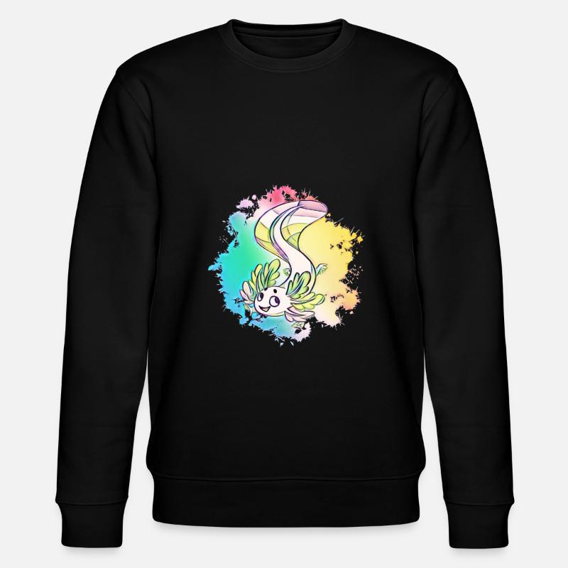 Axolotl - Stanley/Stella Unisex Bio-Sweatshirt CHANGER  - Schwarz