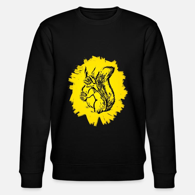 Écureuils - Sweat bio CHANGER Stanley/Stella Unisexe - noir