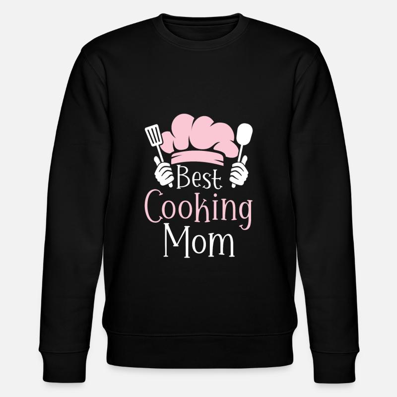 Best Cooking Mom - Stanley/Stella Unisex Bio-Sweatshirt CHANGER  - Schwarz