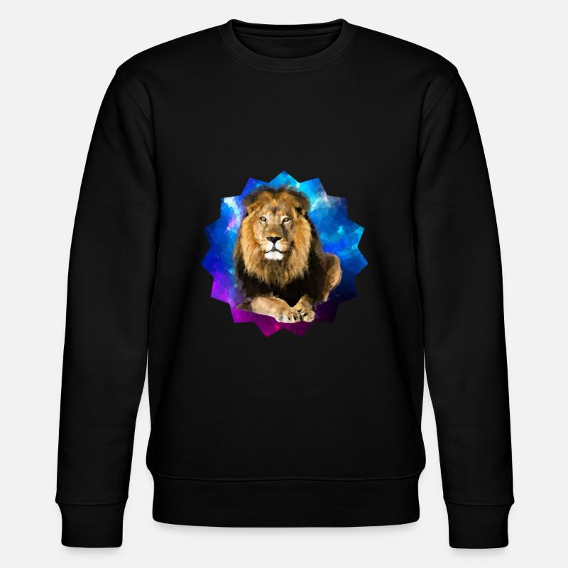 Löwe - Stanley/Stella Unisex Bio-Sweatshirt CHANGER  - Schwarz