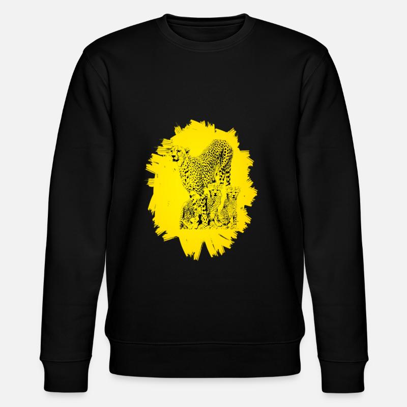 Guépard - Sweat bio CHANGER Stanley/Stella Unisexe - noir