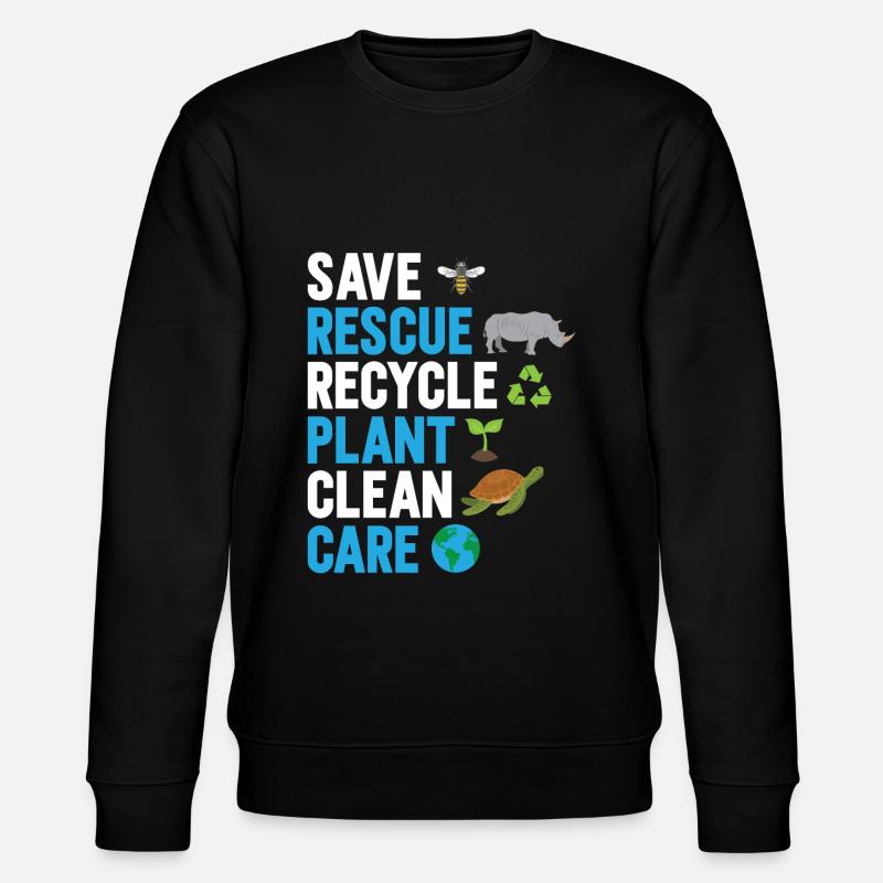 Environnement écologiste - Sweat bio CHANGER Stanley/Stella Unisexe - noir