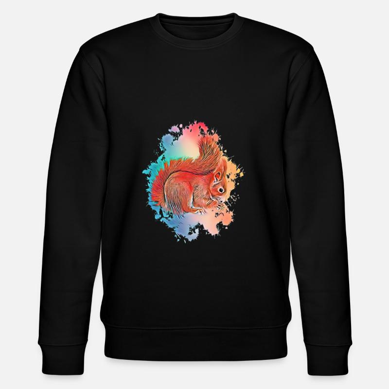 Écureuils - Sweat bio CHANGER Stanley/Stella Unisexe - noir