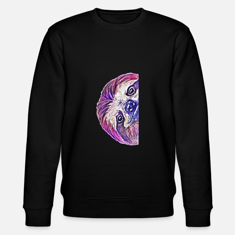 sloth - Stanley/Stella CHANGER Unisex Organic Sweatshirt - black