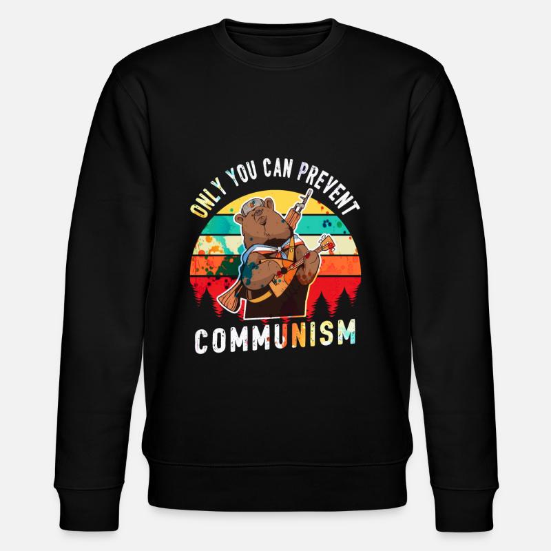 Anticommunisme capitalisme cadeau marxisme - Sweat bio CHANGER Stanley/Stella Unisexe - noir