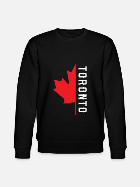 Toronto Canada shamrock - Stanley/Stella CHANGER Unisex Organic Sweatshirt - black