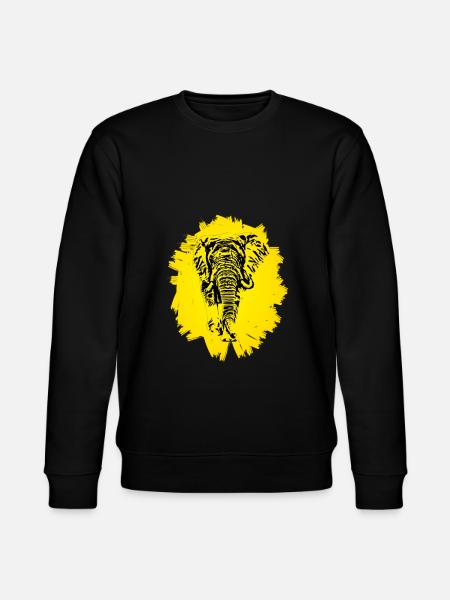 Elephant - Stanley/Stella CHANGER Unisex Organic Sweatshirt - black